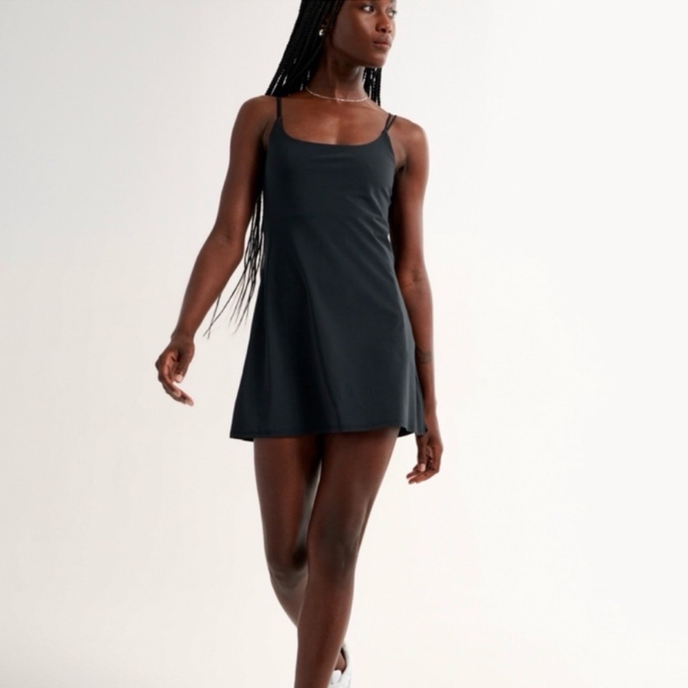 Abercrombie & Fitch Black Active Mini Dress